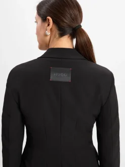 HUGO Blazer*Damen Blazer - Asmalla schwarz uni