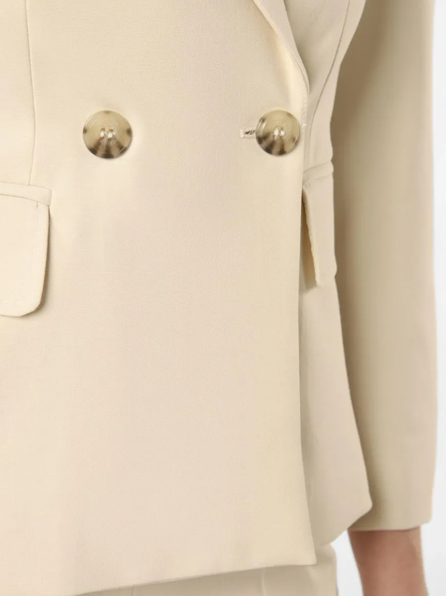 MAX&Co. Blazer*Damen Blazer - Batik ecru uni