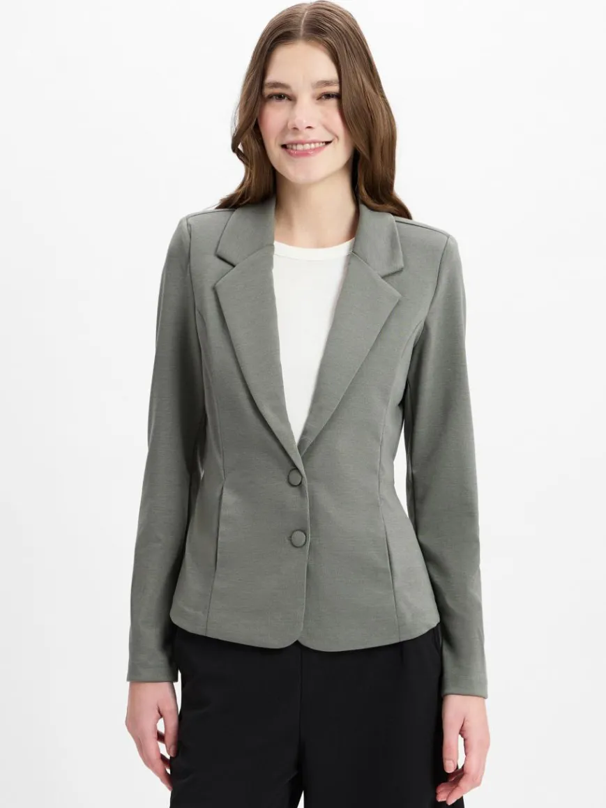 soyaconcept® Blazer*Damen Blazer - Daniela 1 schilf uni