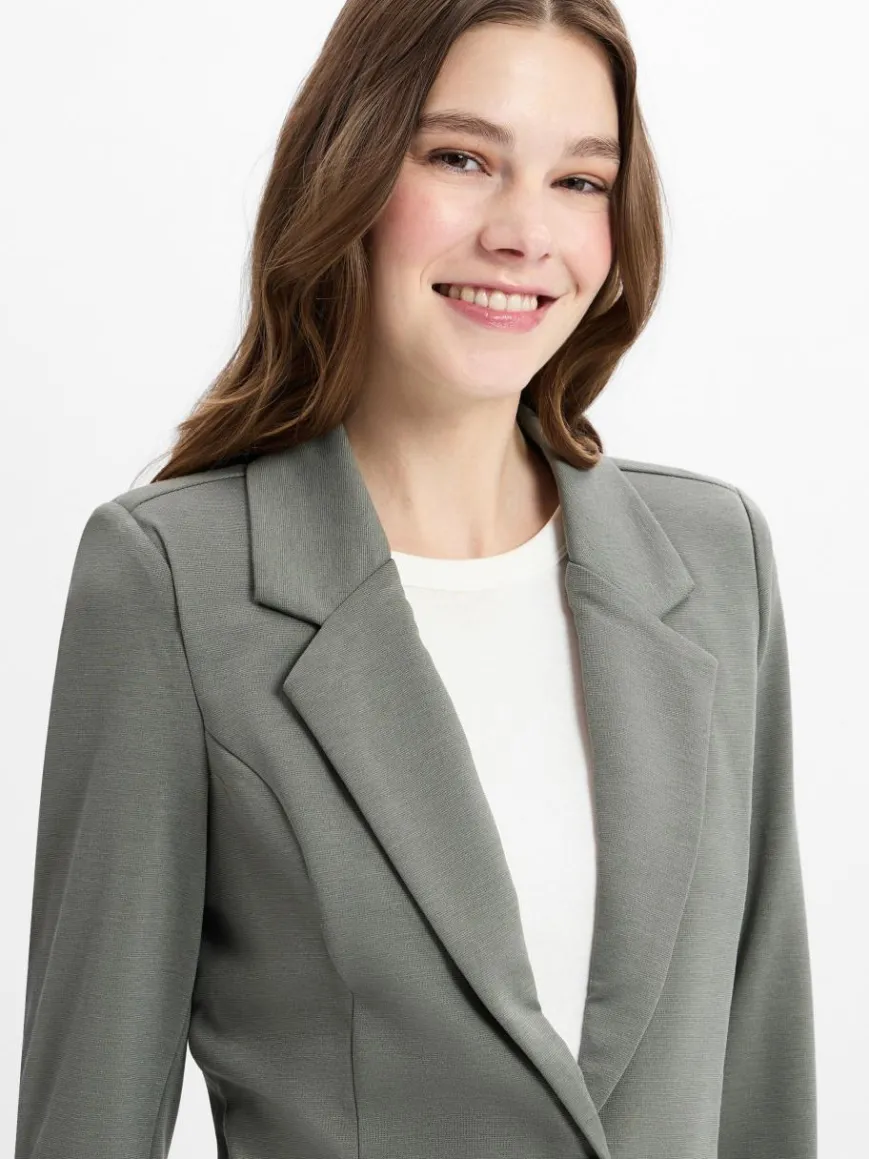 soyaconcept® Blazer*Damen Blazer - Daniela 1 schilf uni