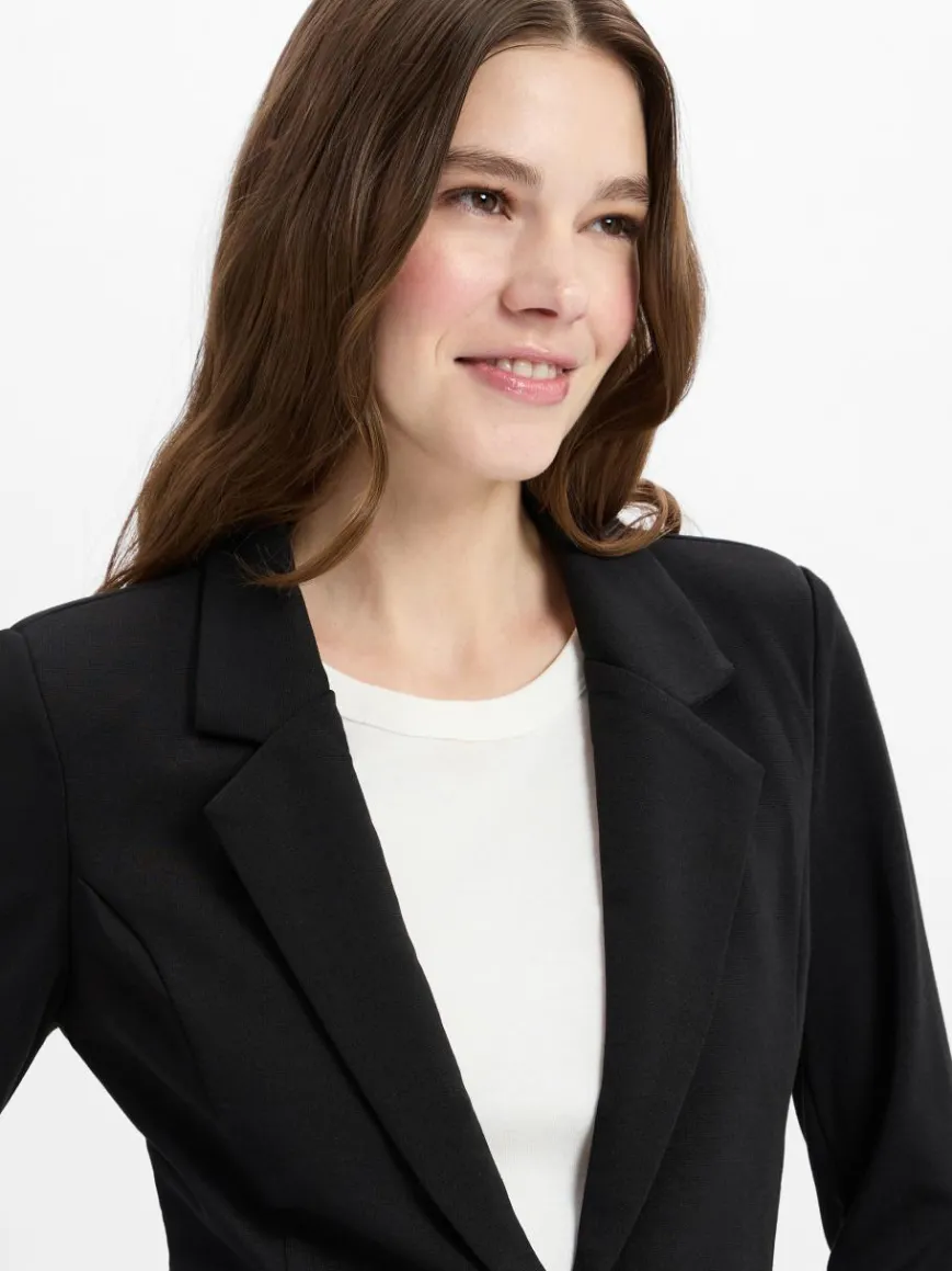 soyaconcept® Blazer*Damen Blazer - Daniela 1 schwarz uni