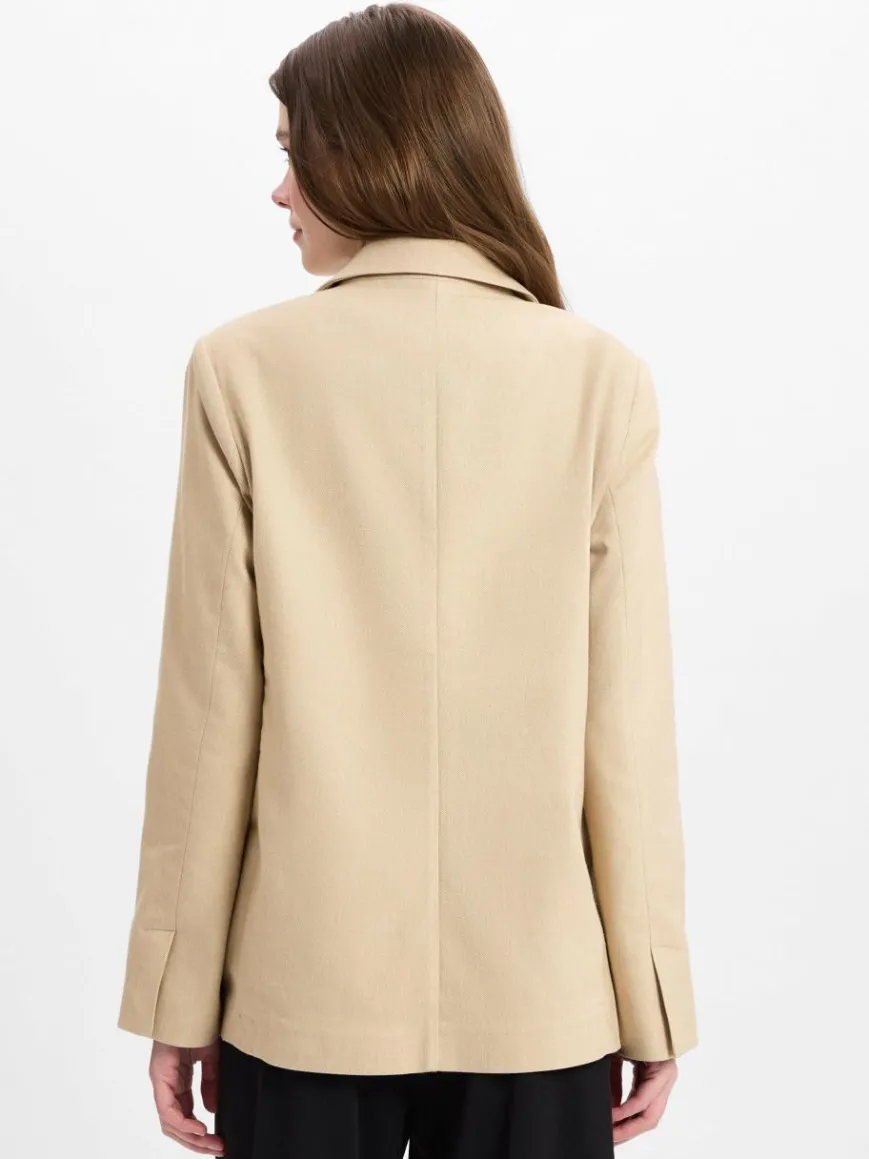 Opus Blazer*Damen Blazer - Jaomi sand uni