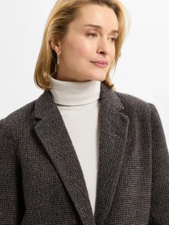 Opus Blazer*Damen Blazer - Jendala marine braun gemustert