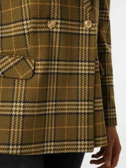 MOS MOSH Blazer*Damen Blazer - MMWanda oliv marine kariert