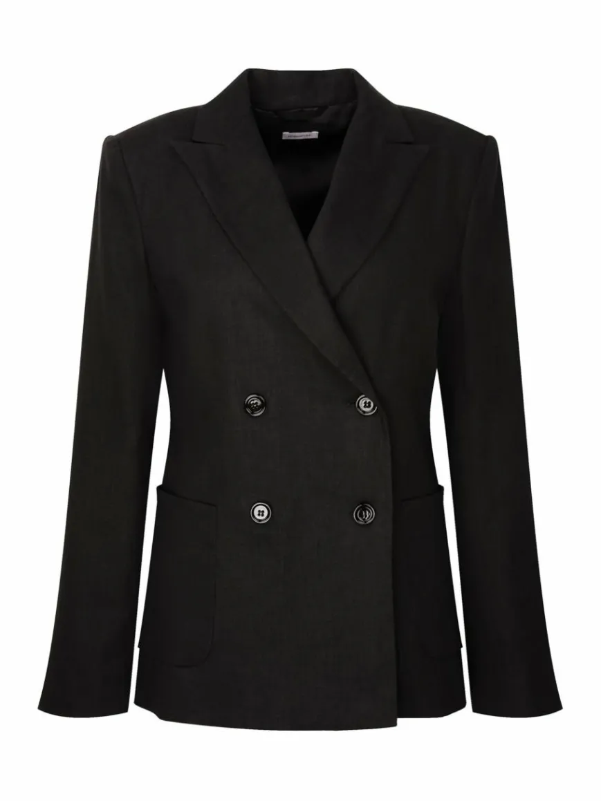 Seidensticker Blazer*Damen Blazer - Uni schwarz uni