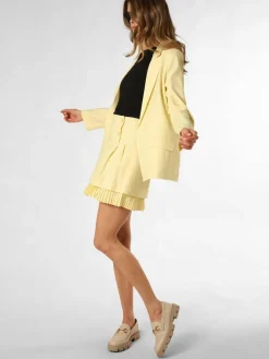 IPURI Blazer*Damen Blazer mit Leinen-Anteil vanille uni