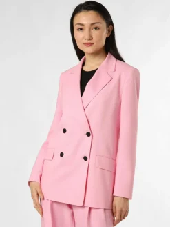 HUGO Blazer*Damen Blazer mit Leinen-Anteil - Avani-2 rosa uni