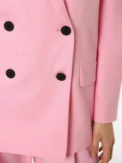 HUGO Blazer*Damen Blazer mit Leinen-Anteil - Avani-2 rosa uni