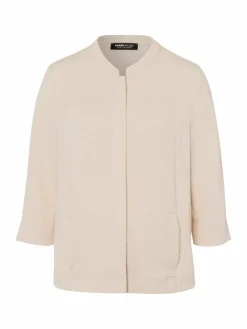 Frank Walder Jacken & Westen*Damen Blazerjacke beige gelb uni