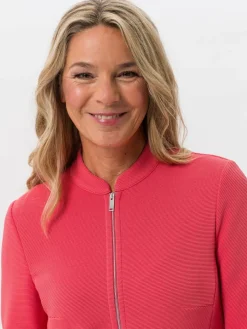 Frank Walder Blazer*Damen Blazerjacke koralle rot uni