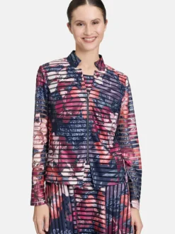 Vera Mont Blazer*Damen Blazer-Jacke mehrfarbig gemustert