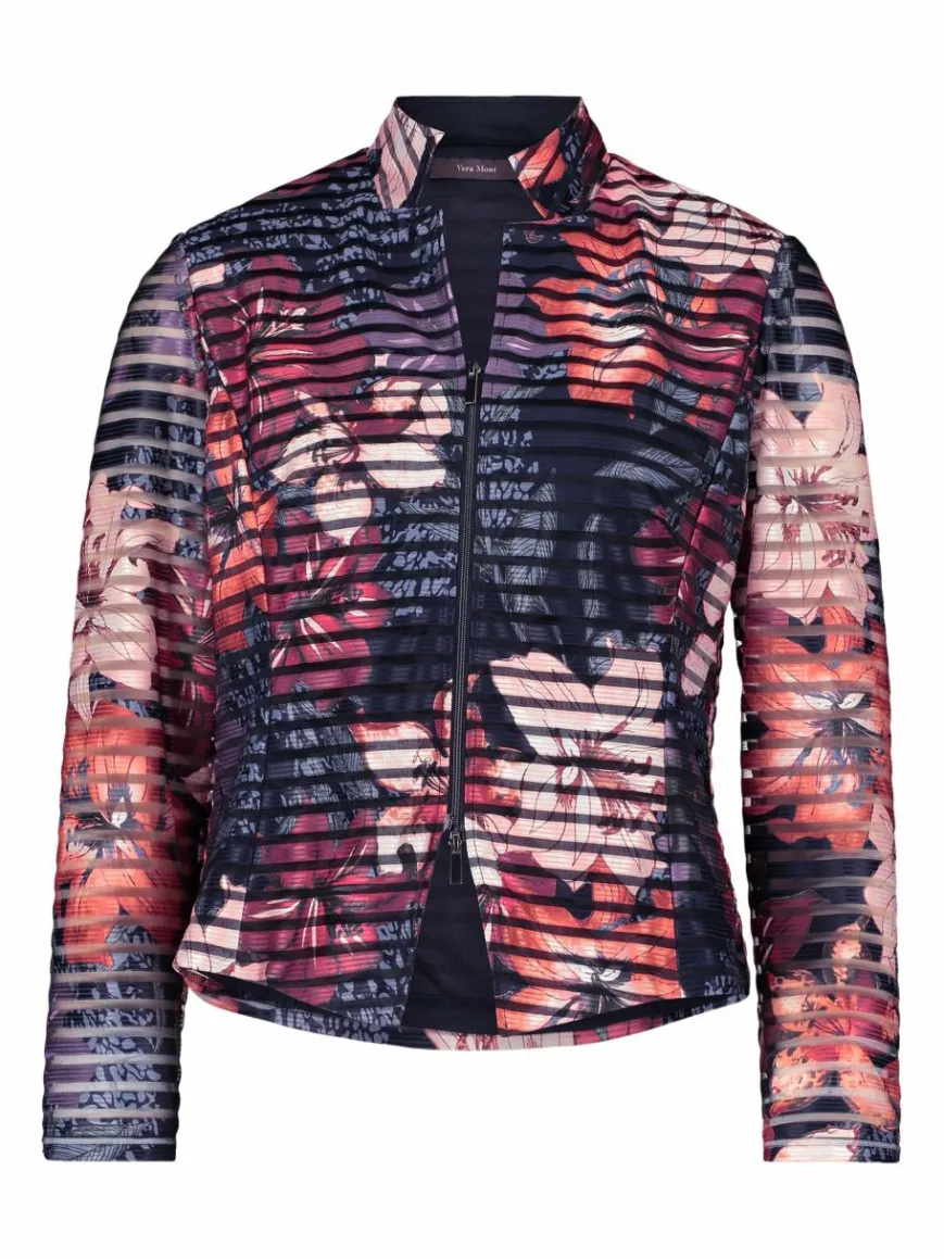 Vera Mont Blazer*Damen Blazer-Jacke mehrfarbig gemustert