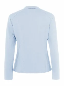 Frank Walder Sweatshirts & Sweatjacken*Damen Blazerjacke hellblau blau uni