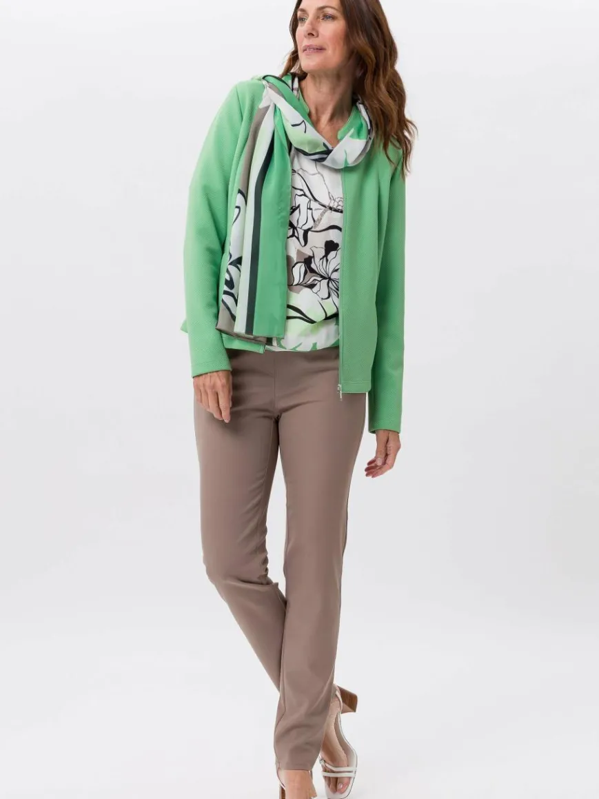 Frank Walder Blazer*Damen Blazerjacke grün uni