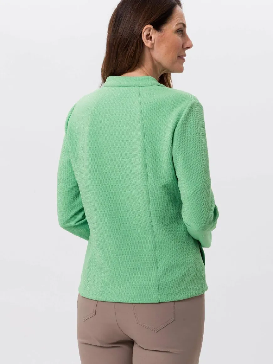 Frank Walder Blazer*Damen Blazerjacke grün uni