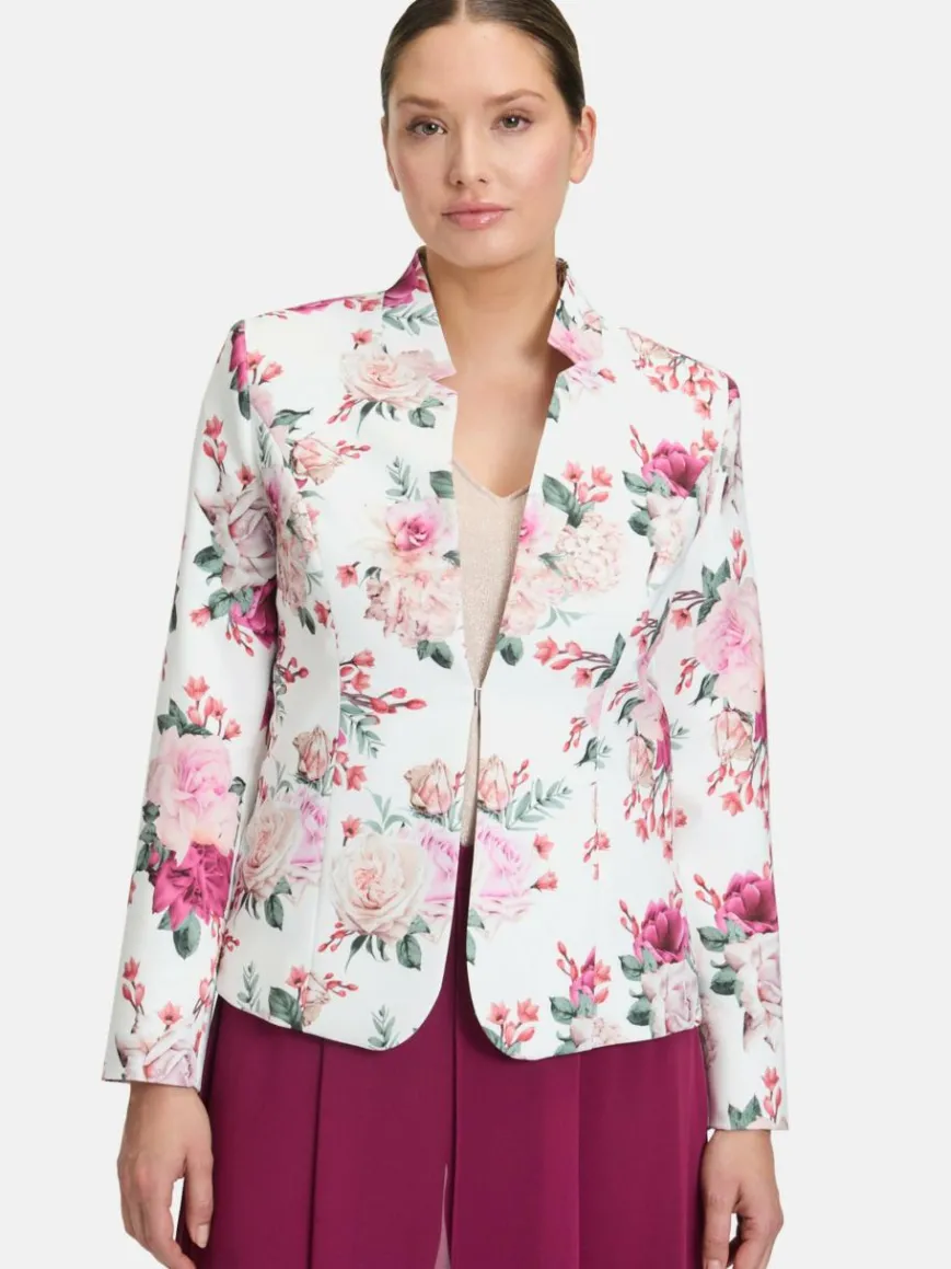 Vera Mont Blazer*Damen Blazer-Jacke mehrfarbig gemustert