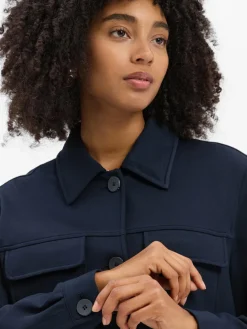 More & More Blazer*Damen Blazerjacke marine uni