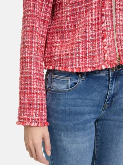 Betty Barclay Blazer*Damen Blazer-Jacke rot gemustert