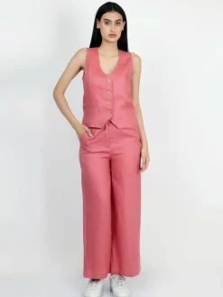 Vicci Germany Jacken & Westen*Damen Blazerweste altrosa uni