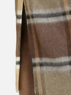 Nicowa Röcke*Damen Bleistiftrock - LANOWA braun kariert