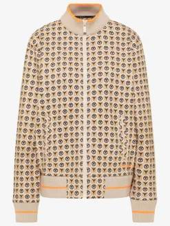 Carlo Colucci Sweatshirts & Sweatjacken*Damen Blouson - Dallinger beige kariert