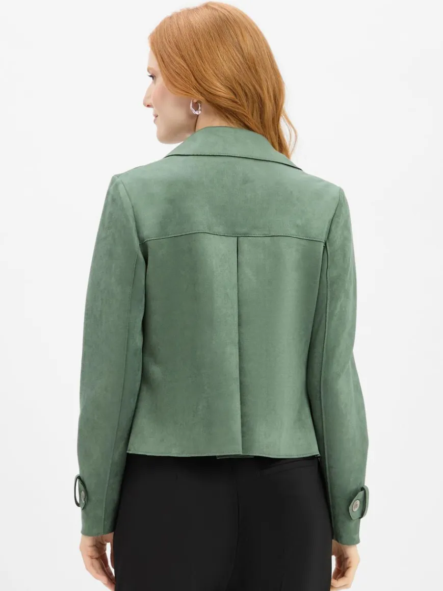 Cartoon Jacken & Westen*Damen Blousonjacke tanne uni