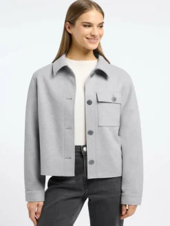 Frieda & Freddies Jacken & Westen*Damen Blousonjacke grau uni