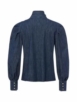 Marie Lund Blusen*Damen Bluse marine uni