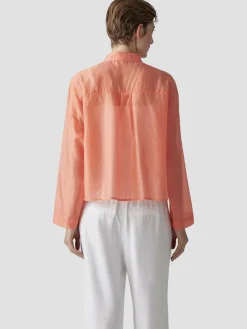 LCMT Blusen*Damen Bluse orange uni