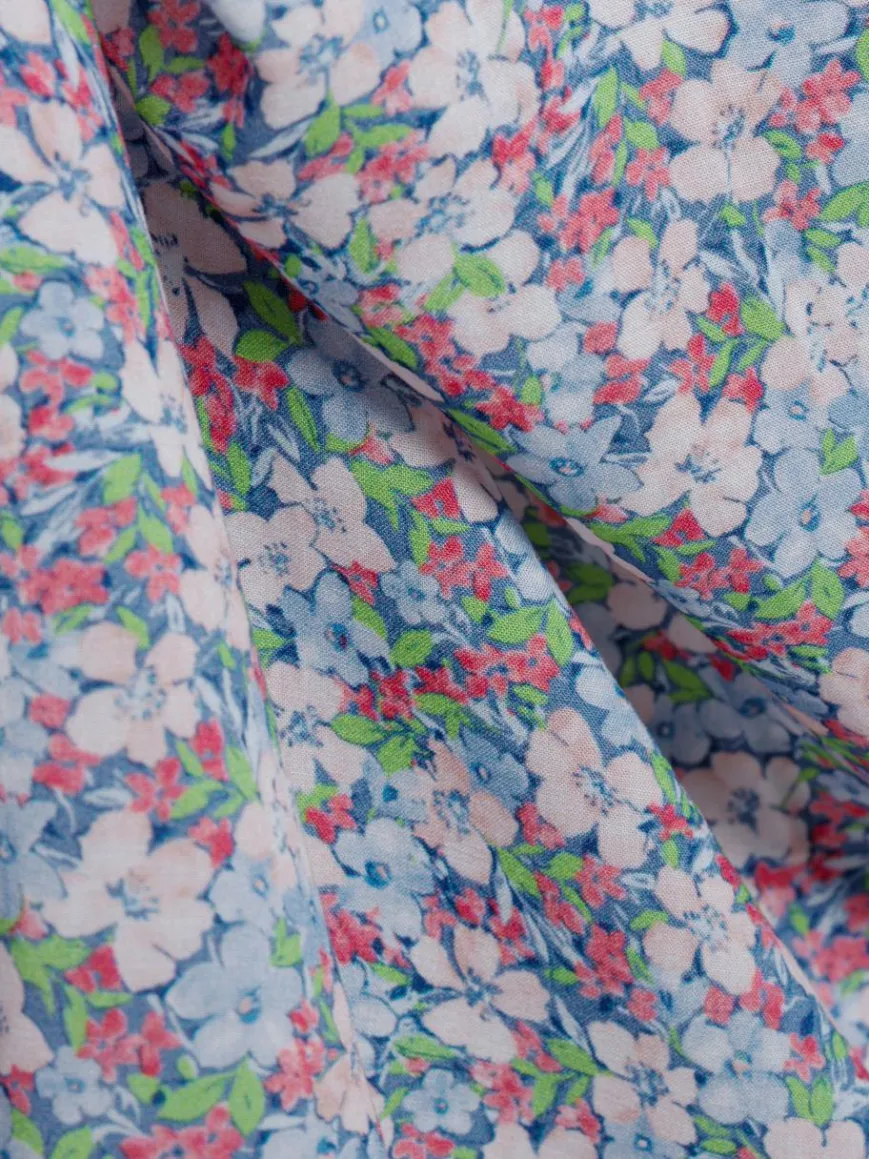 Franco Callegari Blusen*Damen Bluse grün mehrfarbig gemustert