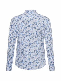 brookshire Blusen*Damen Bluse blau weiß uni