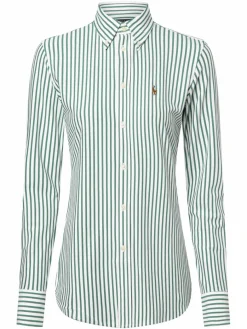 Polo Ralph Lauren Blusen*Damen Bluse weiß grün gestreift