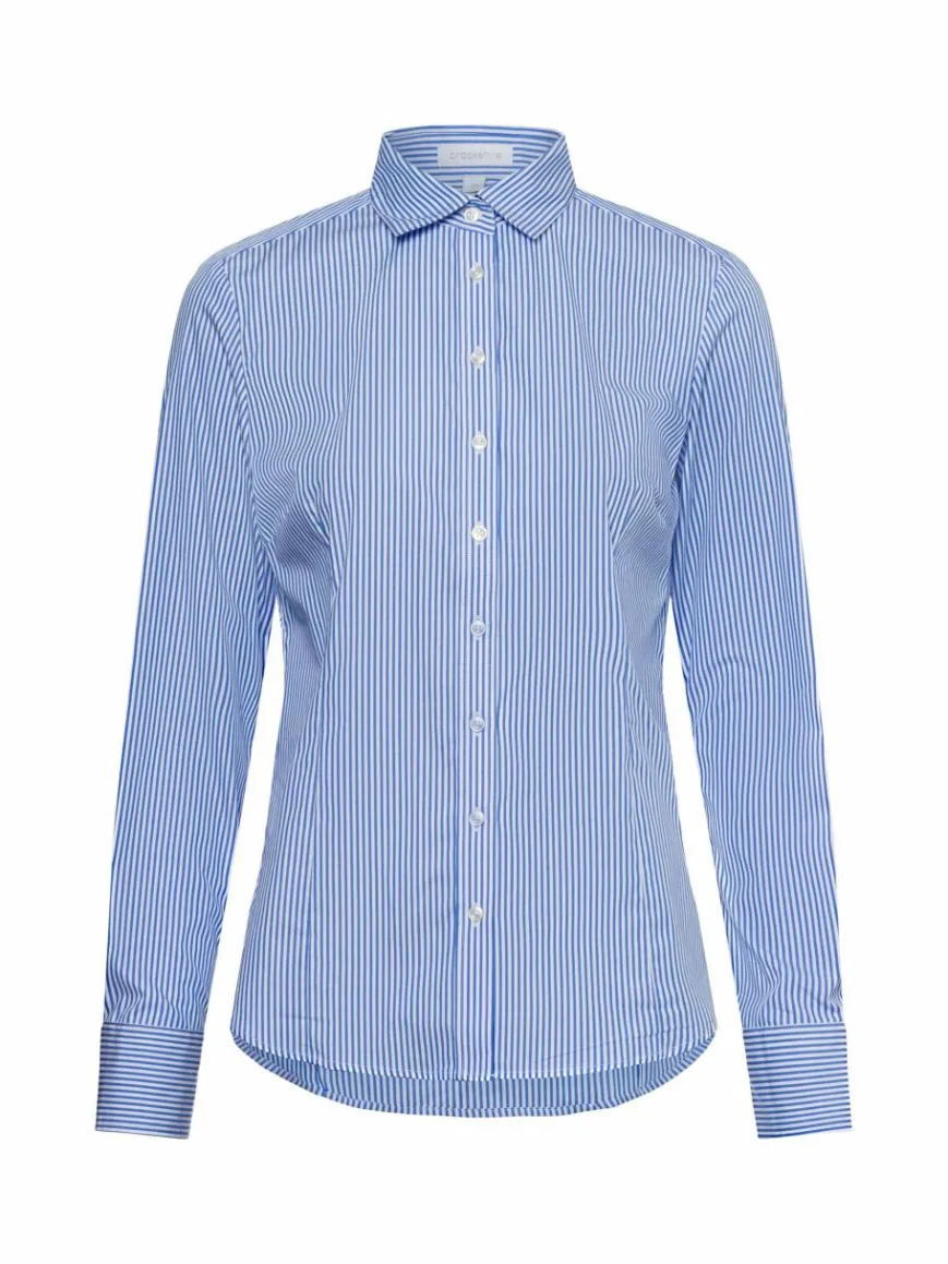 brookshire Blusen*Damen Bluse hellblau gemustert