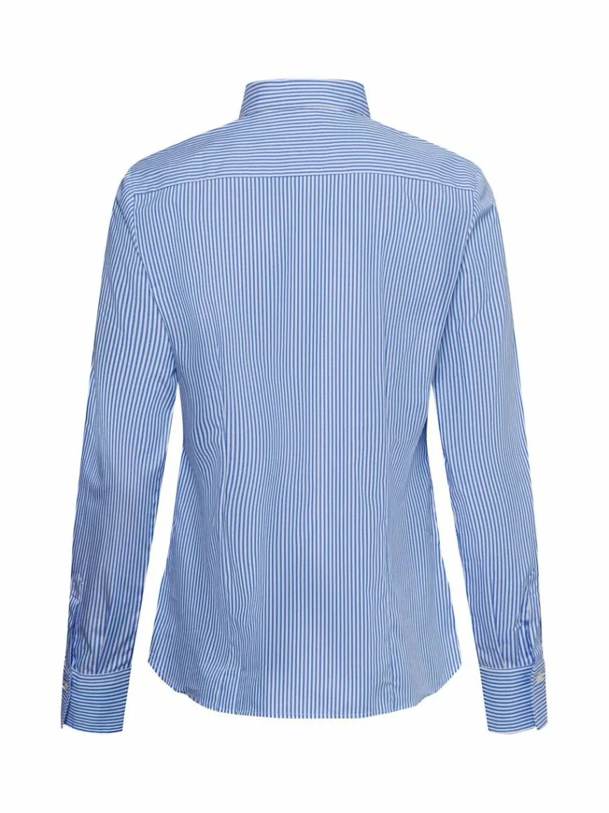 brookshire Blusen*Damen Bluse hellblau gemustert
