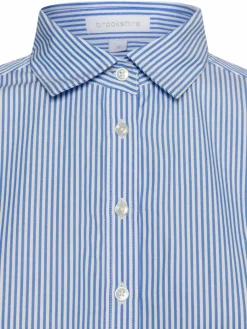 brookshire Blusen*Damen Bluse hellblau gemustert