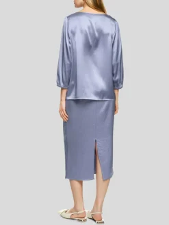 Marc Cain Blusen*Damen Bluse lila uni