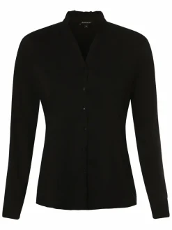 More & More Blusen*Damen Bluse schwarz uni