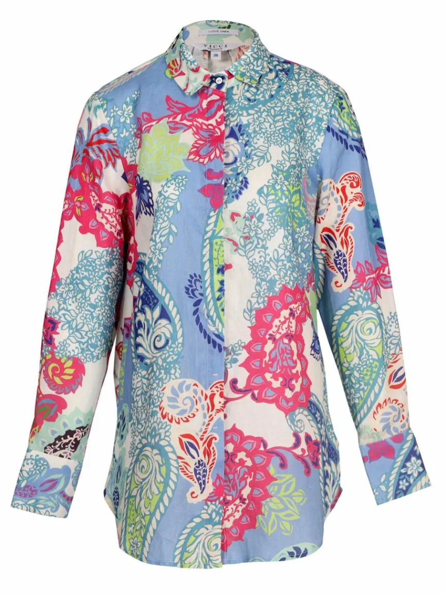 Vicci Germany Blusen*Damen Bluse mehrfarbig gemustert