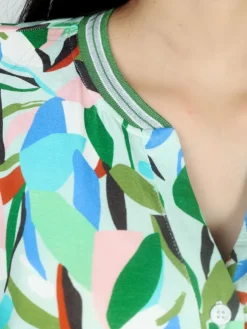Vicci Germany Blusen*Damen Bluse grün bedruckt