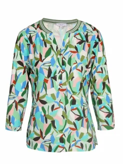 Vicci Germany Blusen*Damen Bluse grün bedruckt