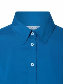 Marie Lund Blusen*Damen Bluse blau uni