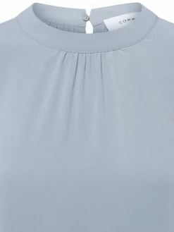 comma Blusen*Damen Bluse grau uni