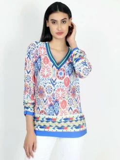 Vicci Germany Blusen*Damen Bluse mehrfarbig bedruckt