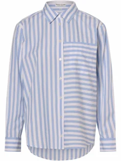 Marie Lund Blusen*Damen Bluse blau gestreift