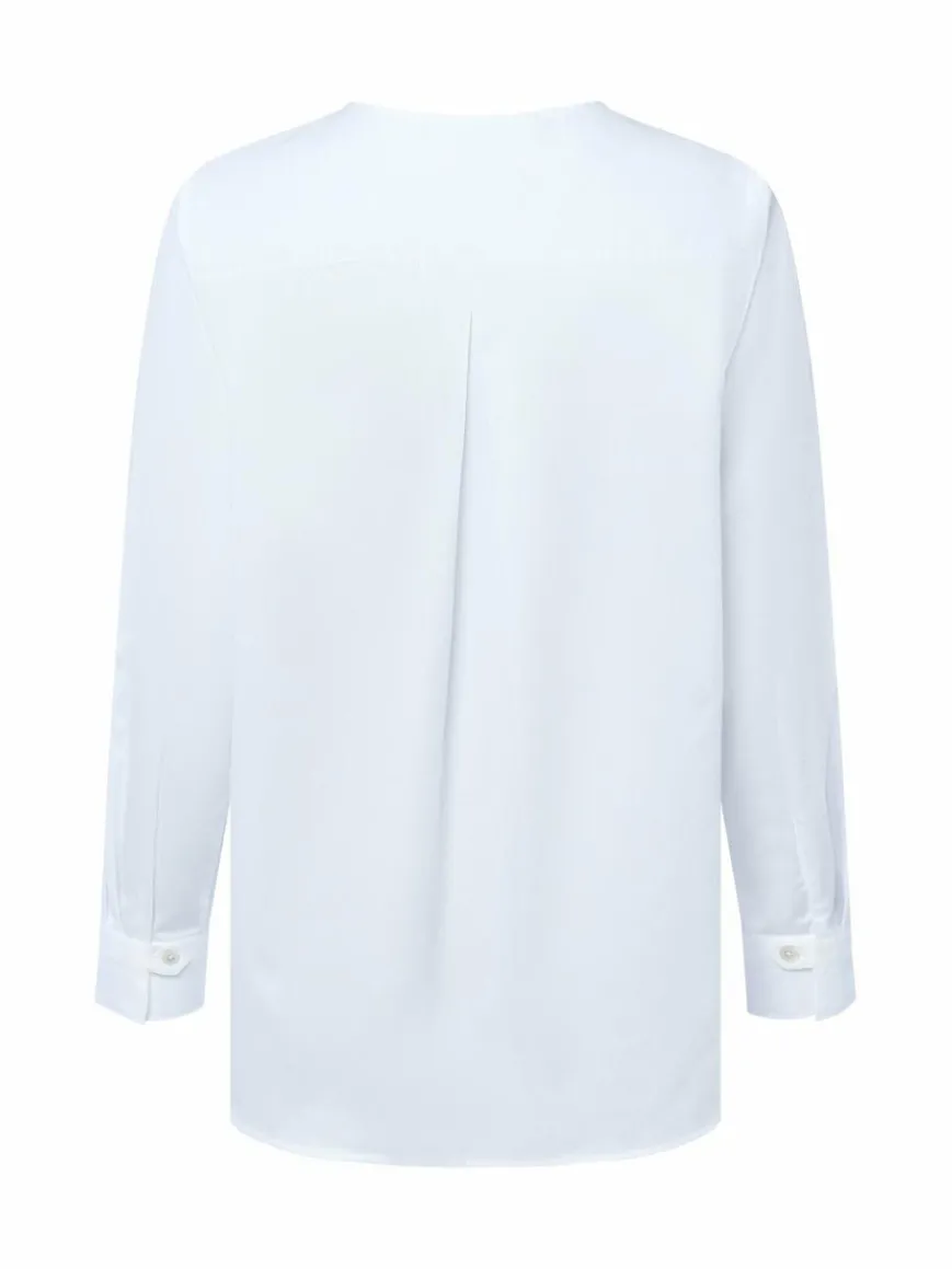 MAERZ Blusen*Damen Bluse weiß uni