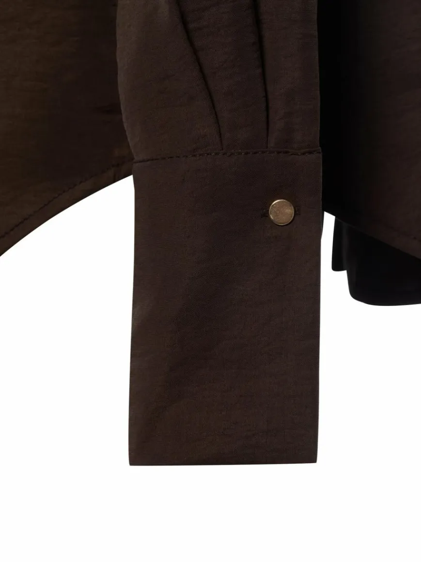 More & More Blusen*Damen Bluse schoko uni