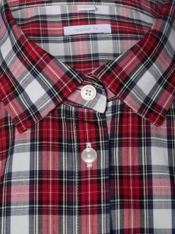 brookshire Blusen*Damen Bluse rot weiß kariert