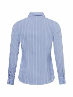 Marie Lund Blusen*Damen Bluse blau weiß gestreift