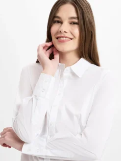 Marie Lund Blusen*Damen Bluse weiß uni