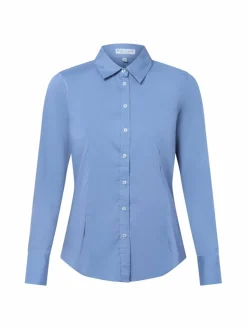 Marie Lund Blusen*Damen Bluse blau uni